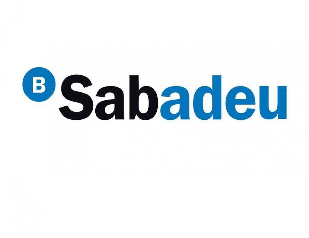El logotip del Banc Sabadell, transformat