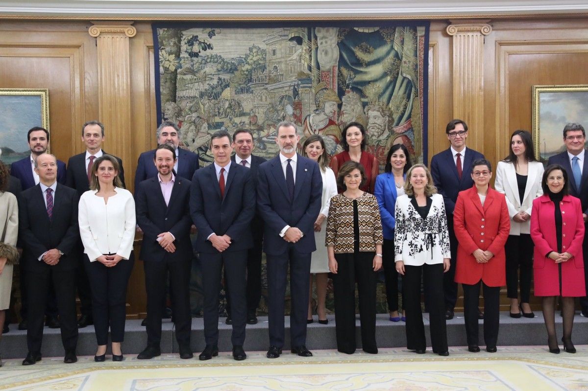 Presa de possessió del nou govern espanyol