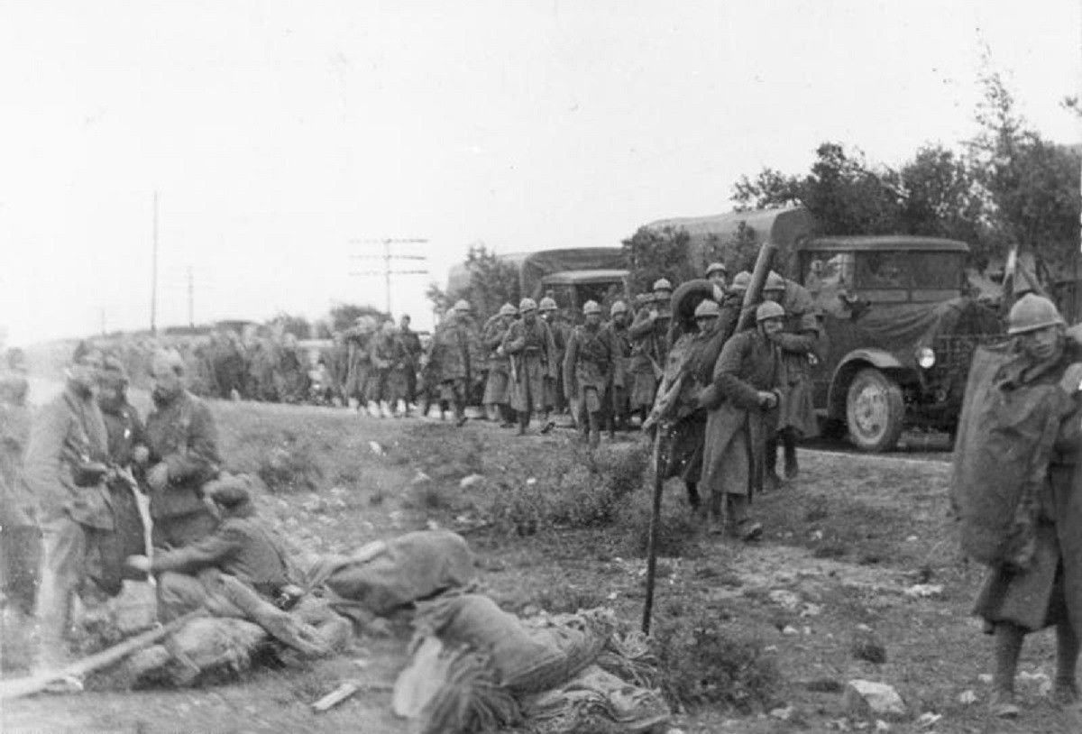 Soldats del Corpo Truppe Volontarie italià durant la Guerra Civil