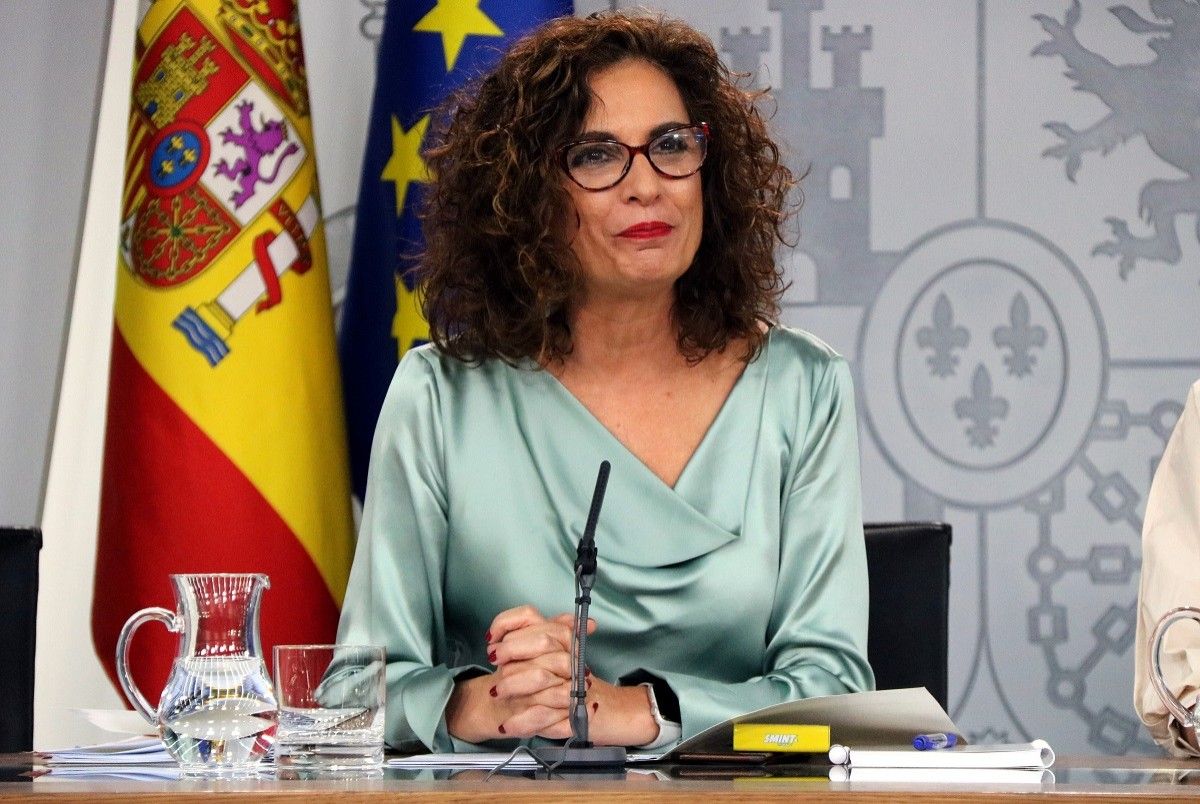 La nova portaveu del govern espanyol, Maria Jesús Montero.