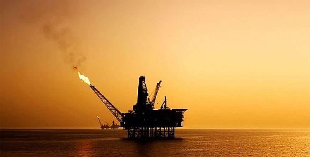 Planta de prospeció petroliera als Emirats Àrabs Units.