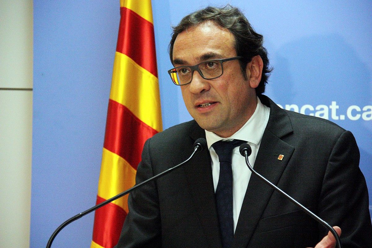 Josep Rull, conseller de Territori i Sostenibilitat