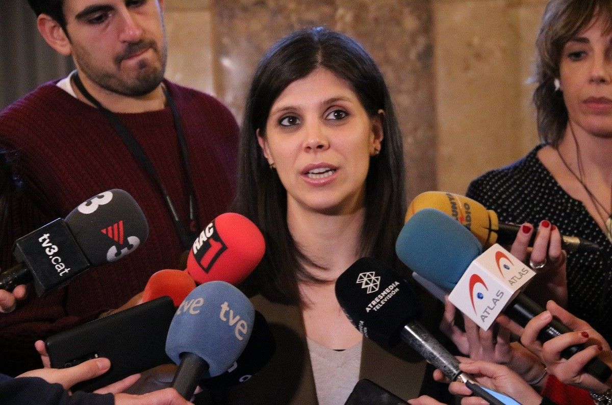 La portaveu i secretària general adjunta d'ERC, Marta Vilalta, aquest dijous