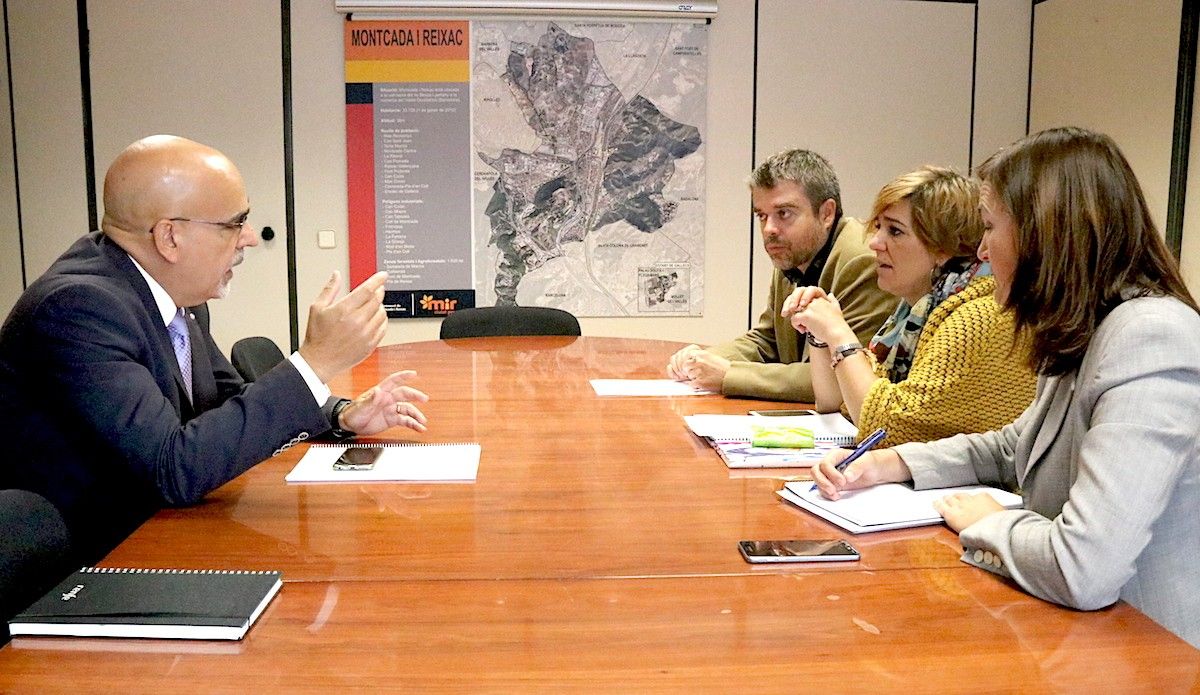 Reunió entre Rodalies i l'Ajuntament de Montcada