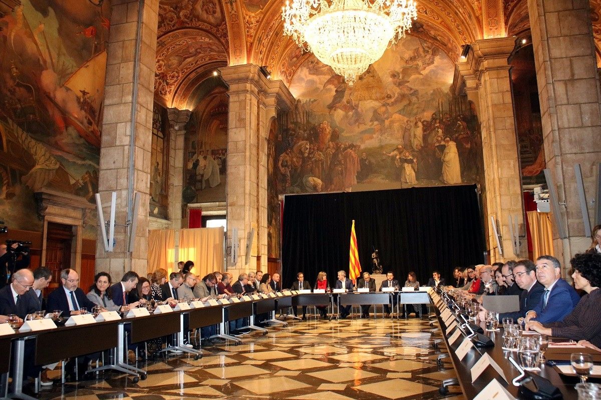 Reunió entre administracions i actors econòmics a la Generalitat