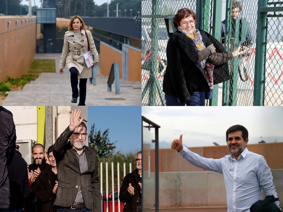 Els presos polítics havien sortit de la presó en les últimes setmanes