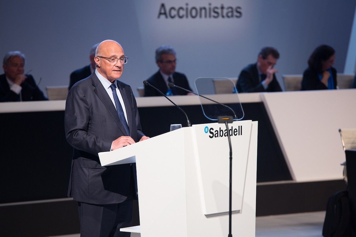 Josep Oliu, president de Banc Sabadell.