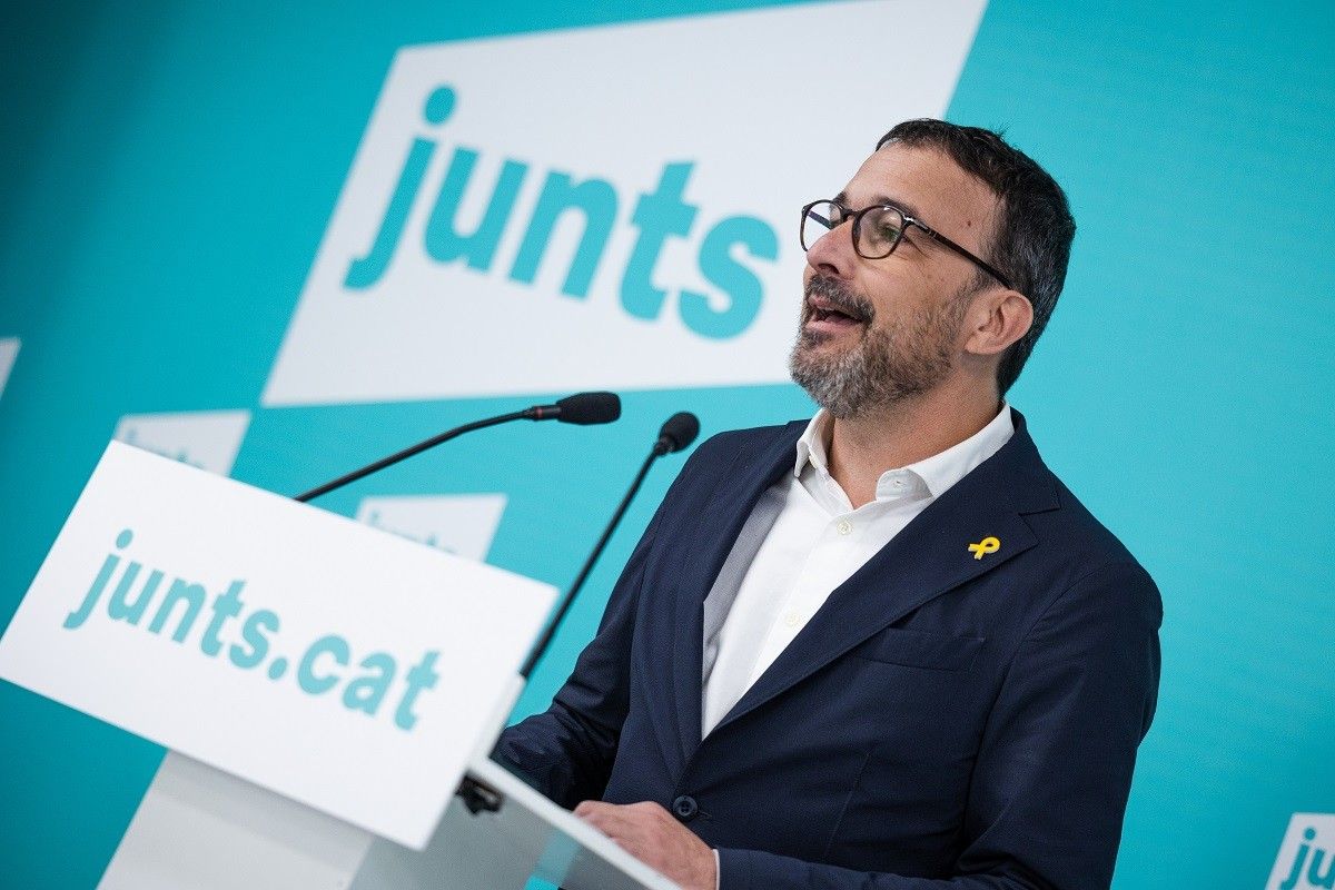 El portaveu de Junts Josep Rius en una imatge d'arxiu.