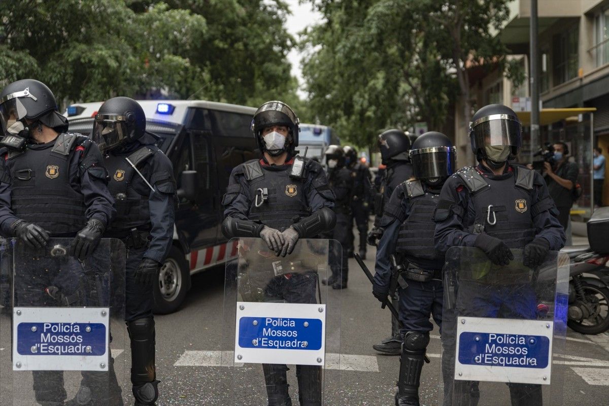 Unitats d'ordre públic dels Mossos d'Esquadra.