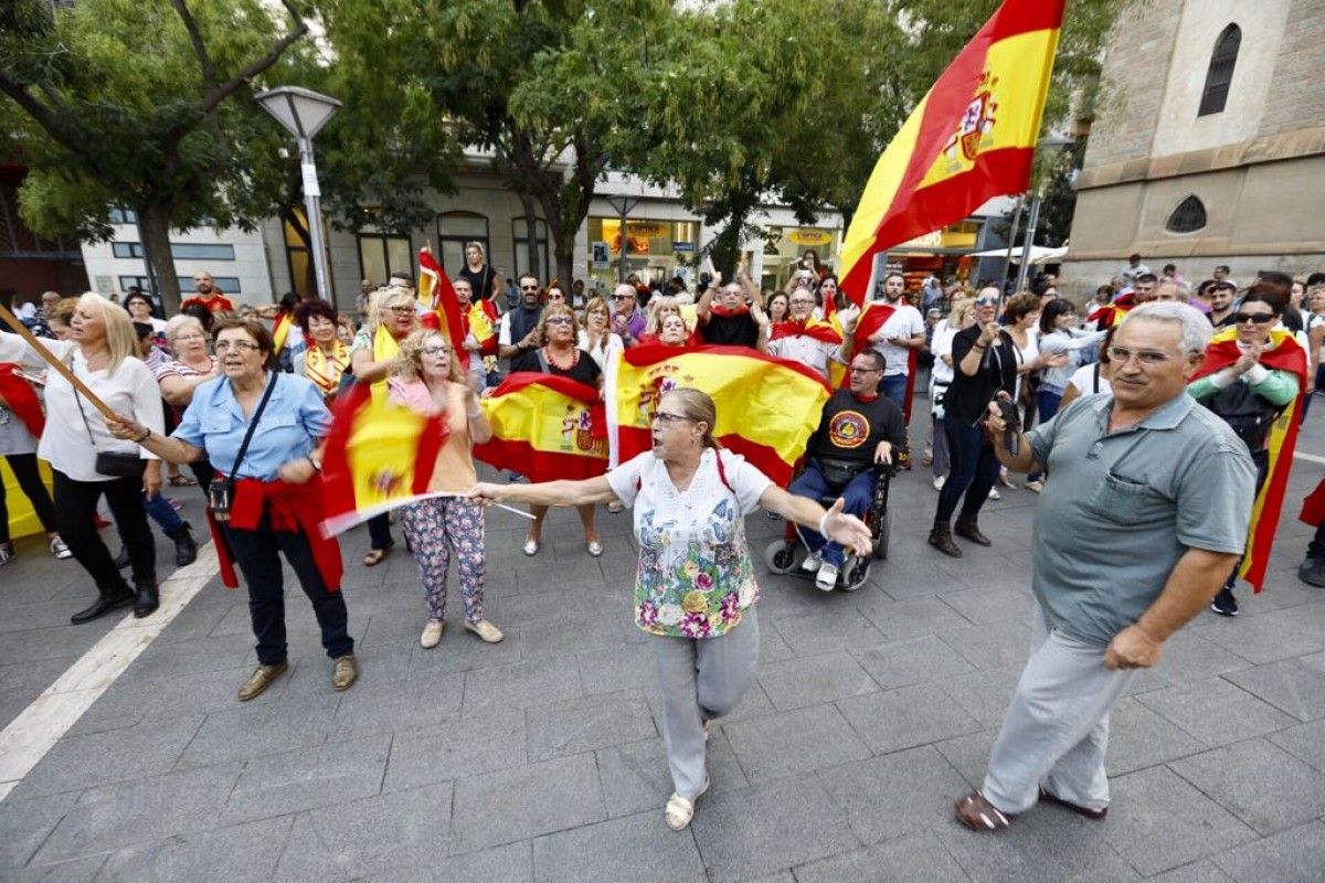 Concentració unionista el passat mes d'octubre a Sabadell
