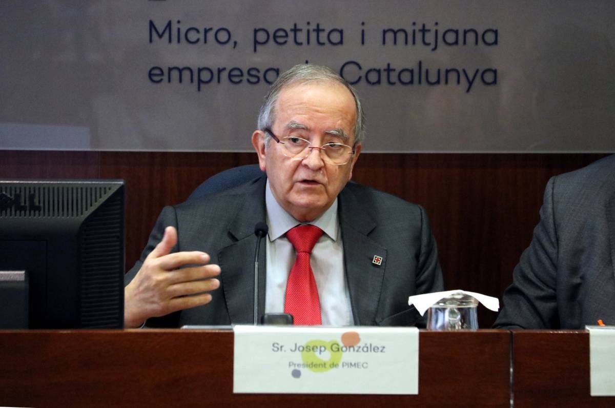 Josep González, president de la Pimec.