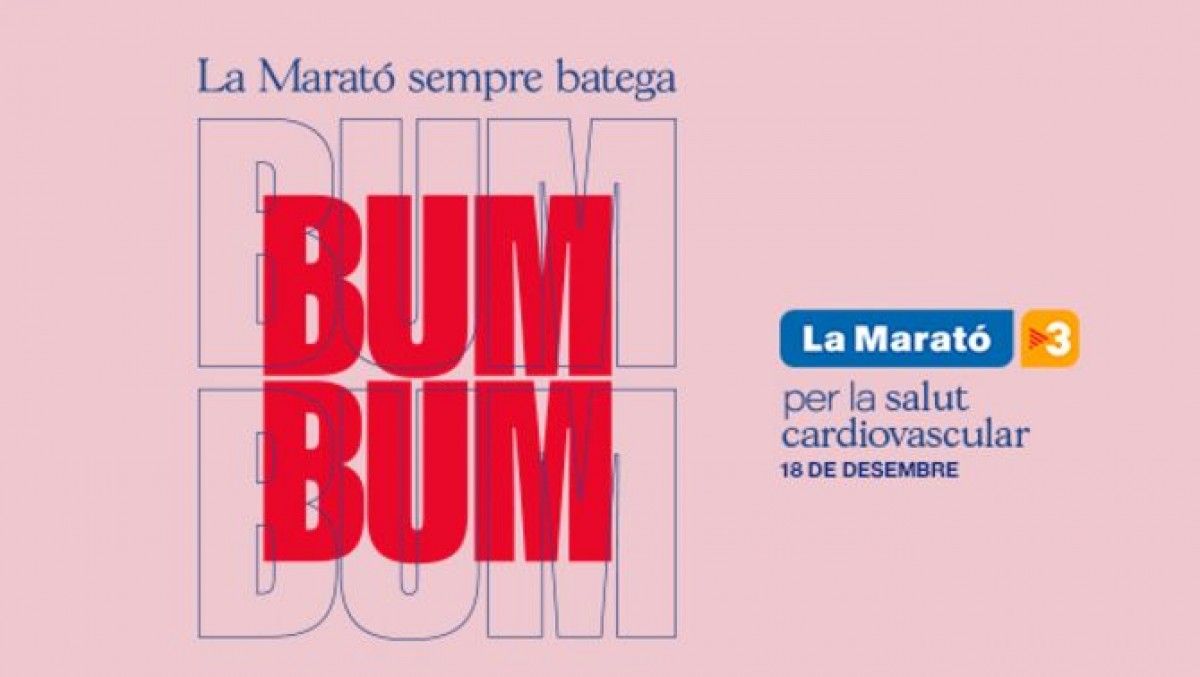 Cartell de «La Marató» 2022, dedicada a la salut cardiovascular