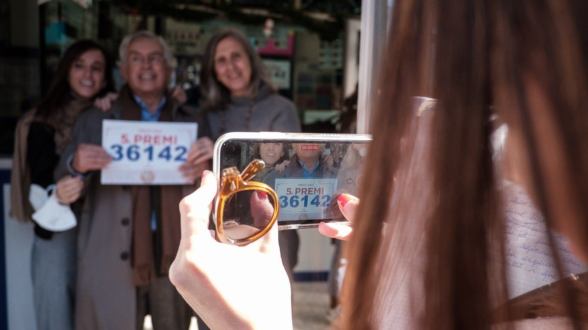 Una administració de Barcelona celebra un cinquè premi, en una imatge d'arxiu