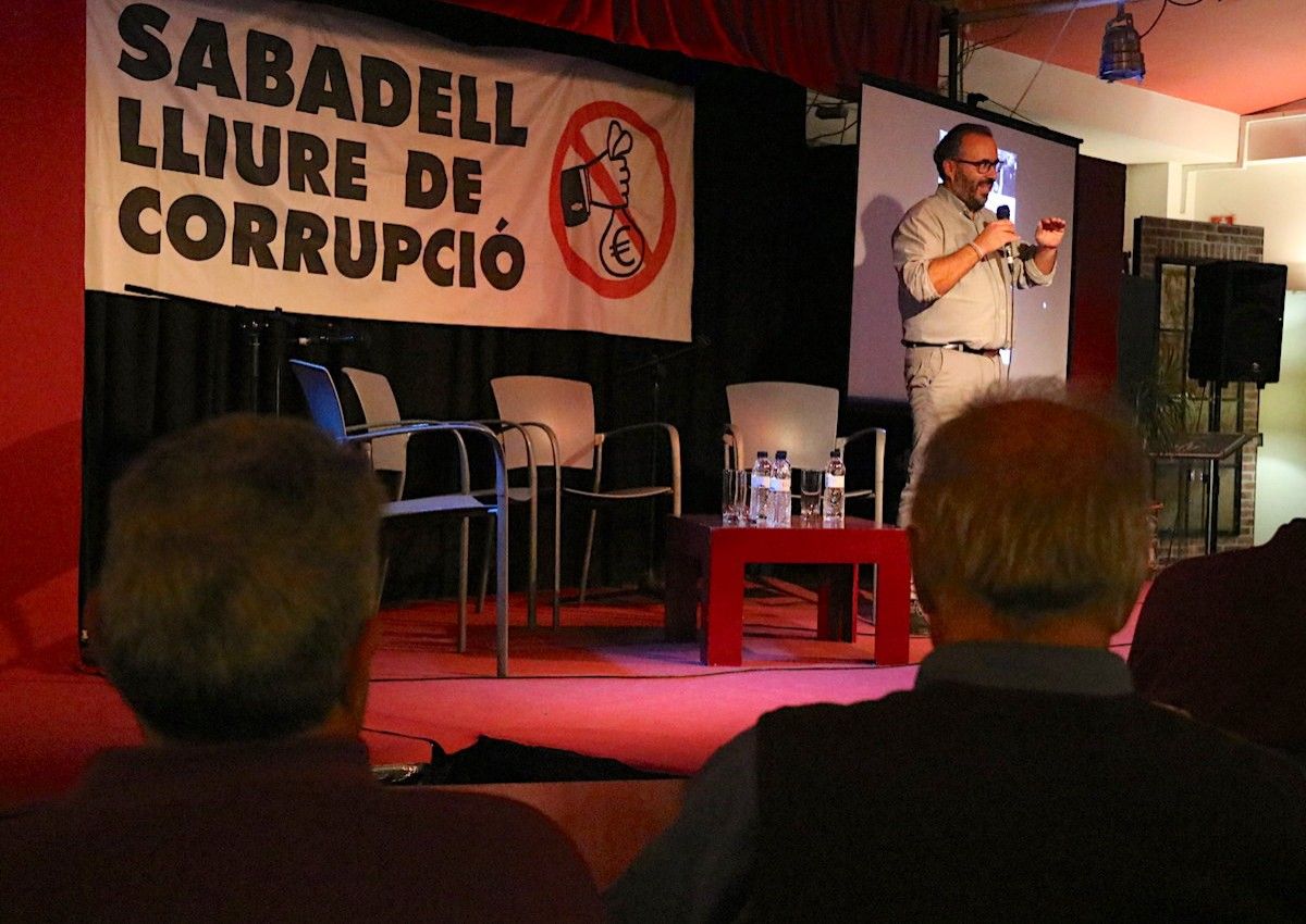 Acte de Sabadell Lliure de Corrupció, aquest dilluns a l'Espai Àgora