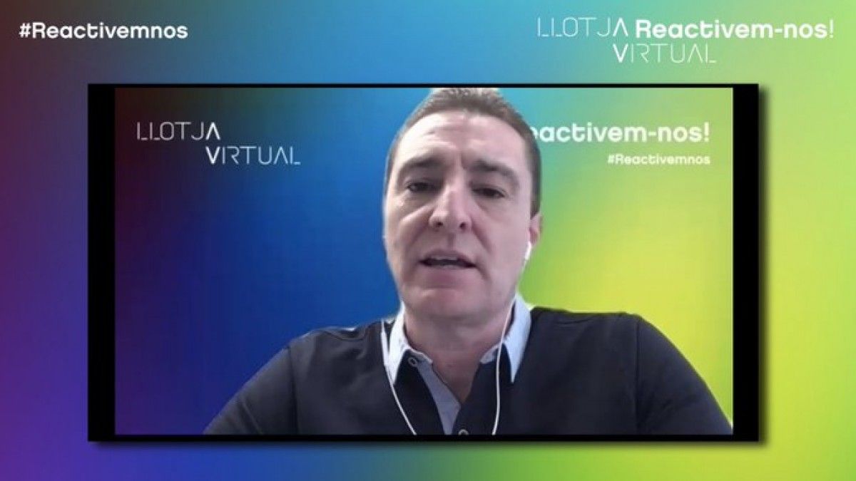 Dani Marco, director de Polítiques Digitals de la Generalitat, a la Llotja Virtual.