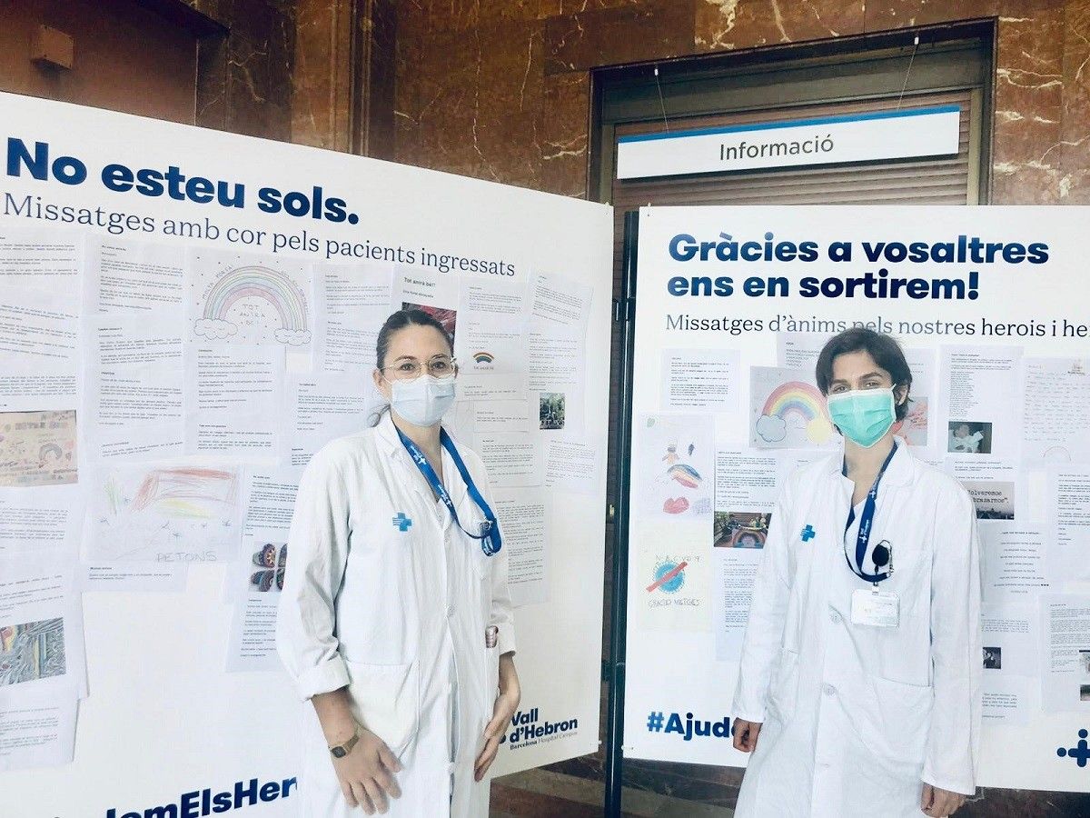 Dues metges residents a la Vall d'Hebron de Barcelona