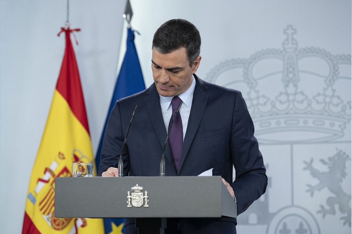El president del govern espanyol, Pedro Sánchez