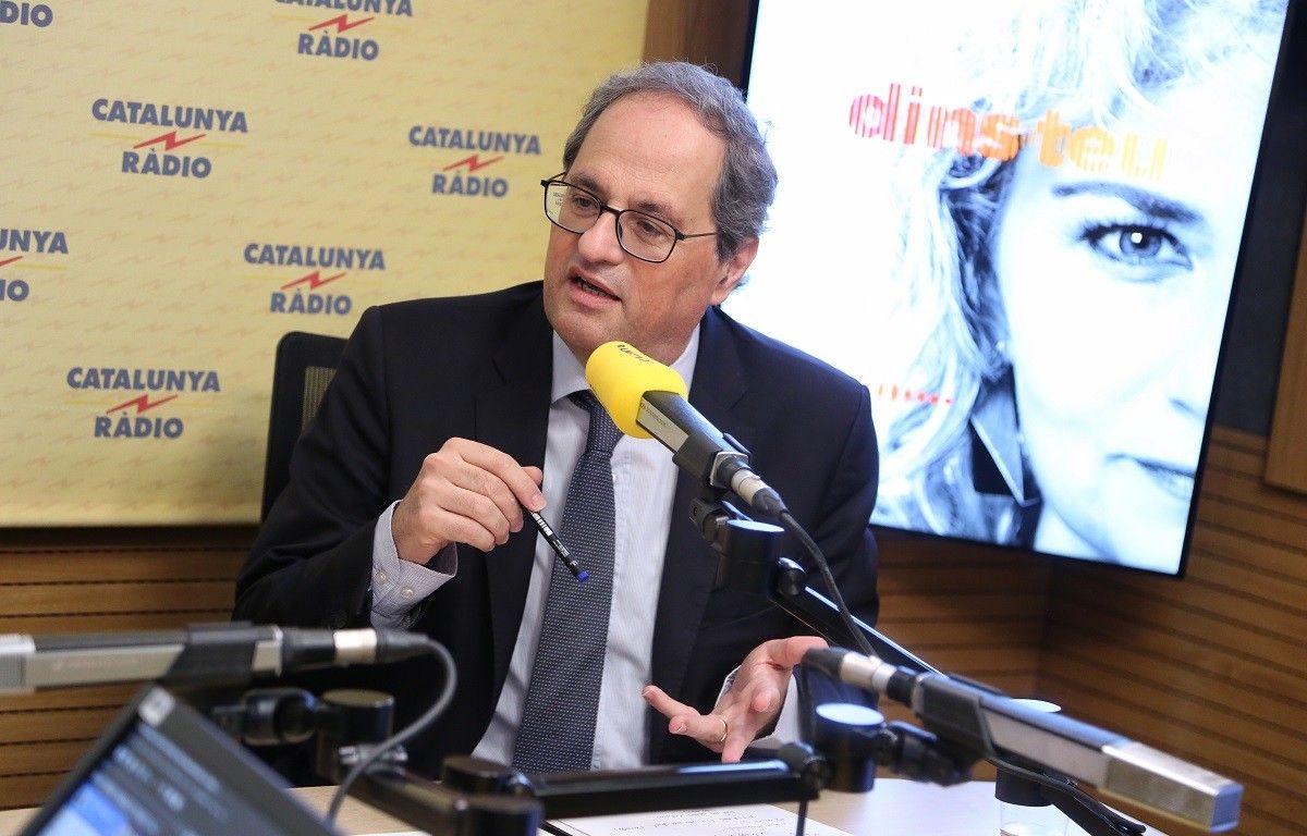 El president de la Generalitat, Quim Torra, a Catalunya Ràdio.