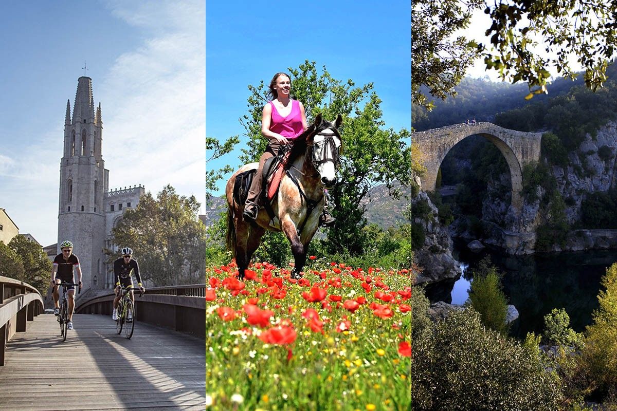 La Costa Brava i el Pirineu de Girona es poden descobrir caminant, en bicicleta o amb esports d'aventura