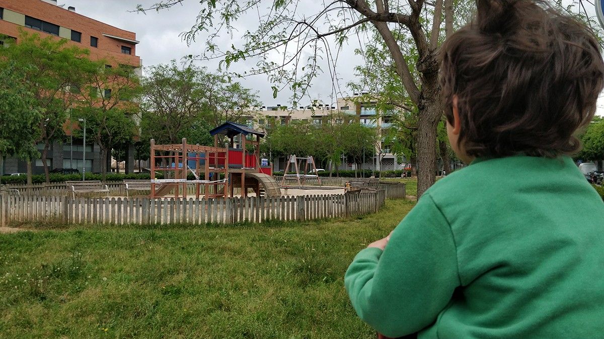 Els parcs infantils han estat tancats des del primer dia del confinament