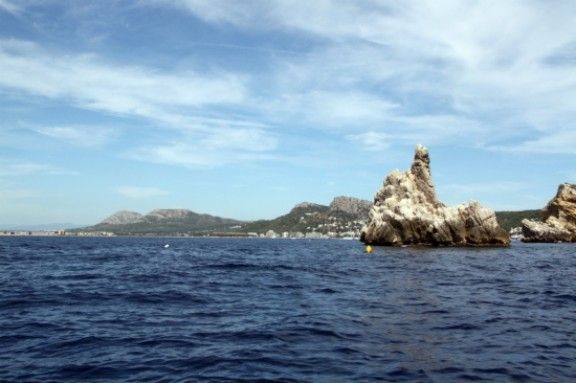 Imatge del Tascó Petit de les illes Medes.