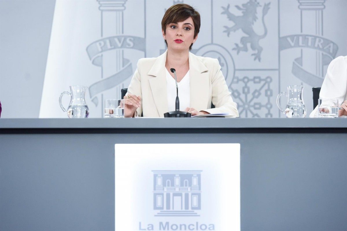 La ministra portaveu, Isabel Rodríguez, en una imatge d'arxiu