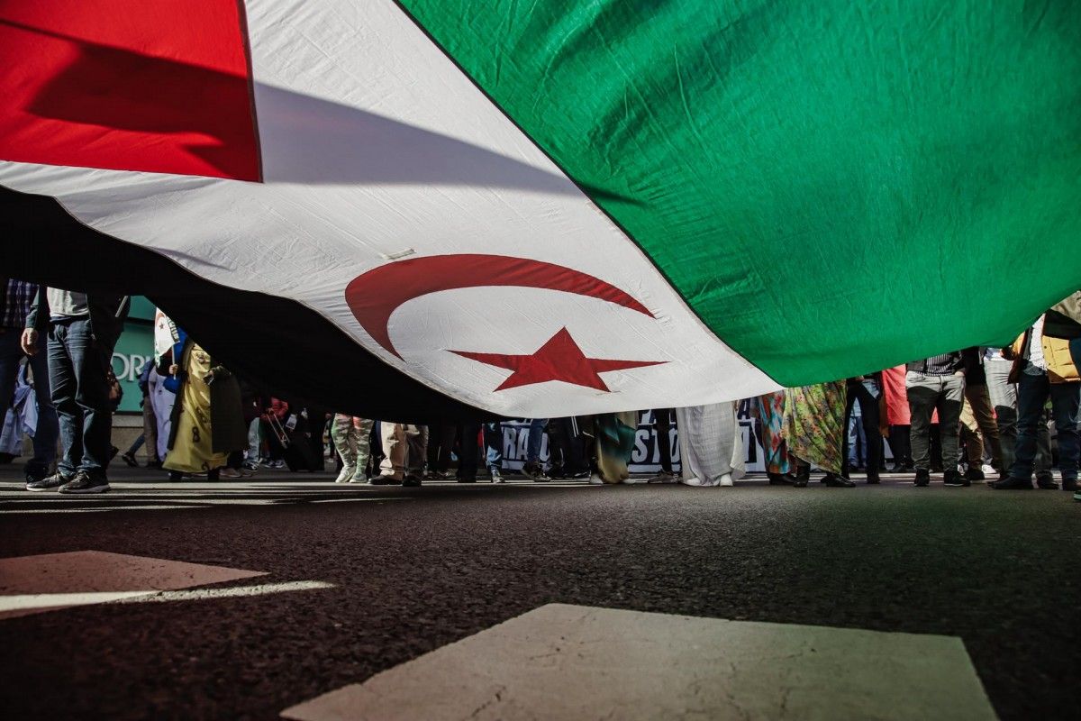Manifestació contra la violació de drets al Sàhara Occidental, en una imatge d'arxiu