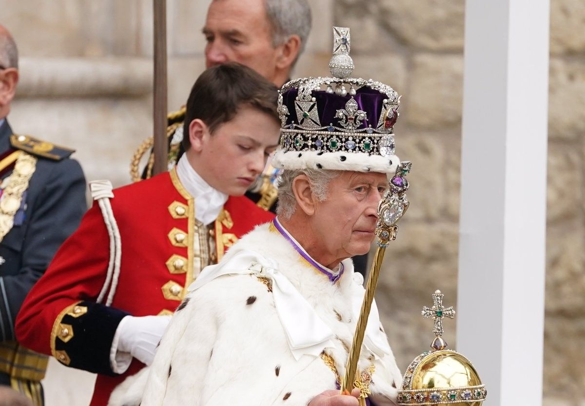 Carles III, el dia de la seva coronació com a rei d'Anglaterra