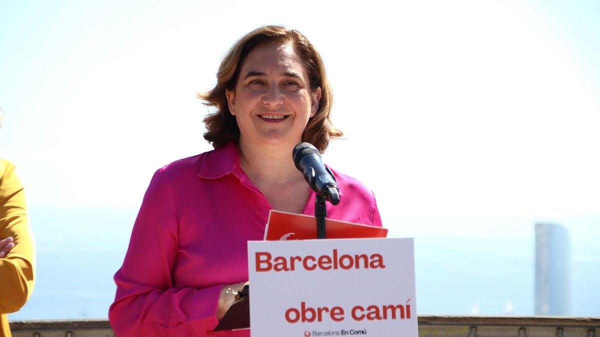 L'alcaldessa de Barcelona, Ada Colau, aquest matí