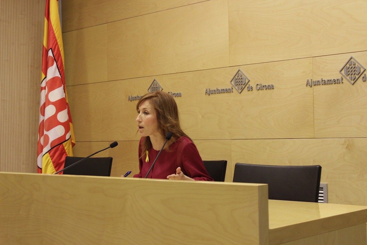La regidora d’Hisenda i Règim Interior de l’Ajuntament de Girona, M. Àngels Planas.