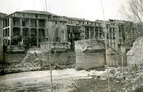 El pont de «Ripoll al coll de Coubet», destruït pels republicans
