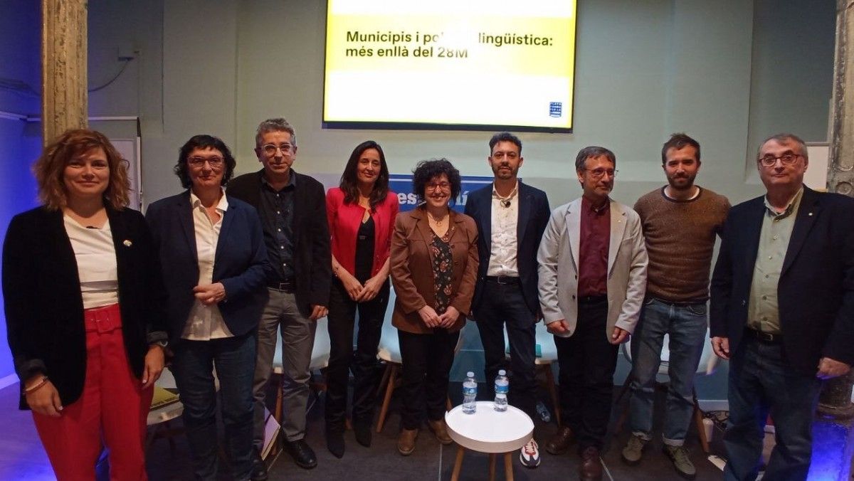 El debat de Plataforma per la Llengua es va celebrar a l'Espai Línia de Barcelona
