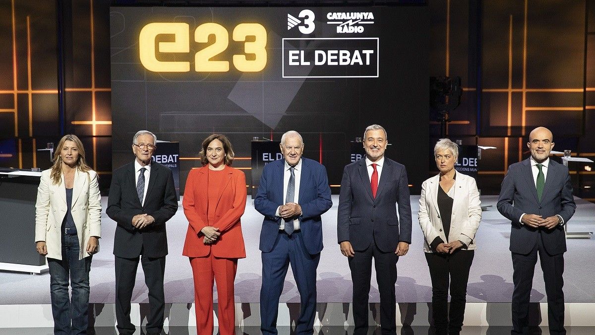 Debat de candidats de Barcelona a TV3.
