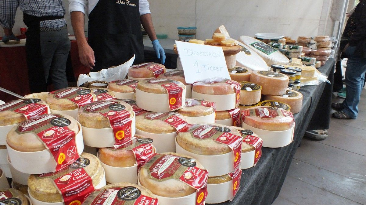 Parada de formatges a Ripoll