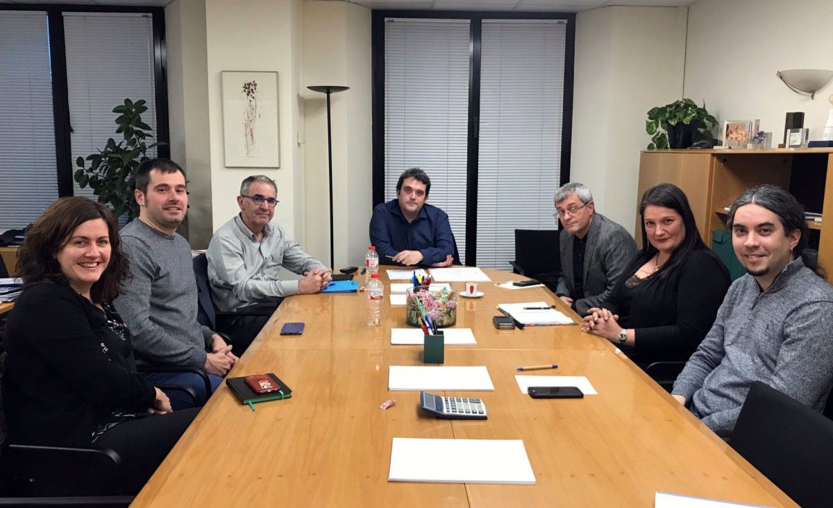 La reunió dels representants amb el director de CatSalut