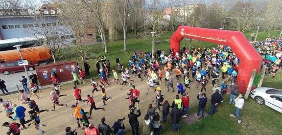 Sortida de la marató a Girona