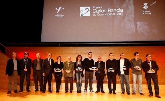 Els guardonats als Premis Carles Rahola