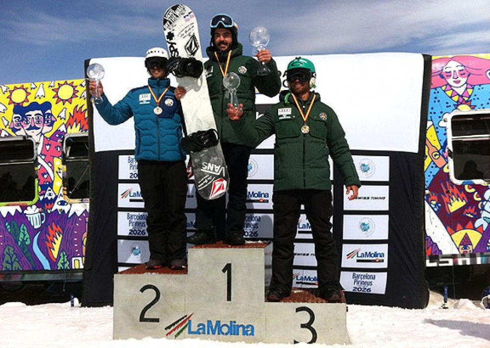 Podi masculí al Campionat d'Espanya d'Snowboard