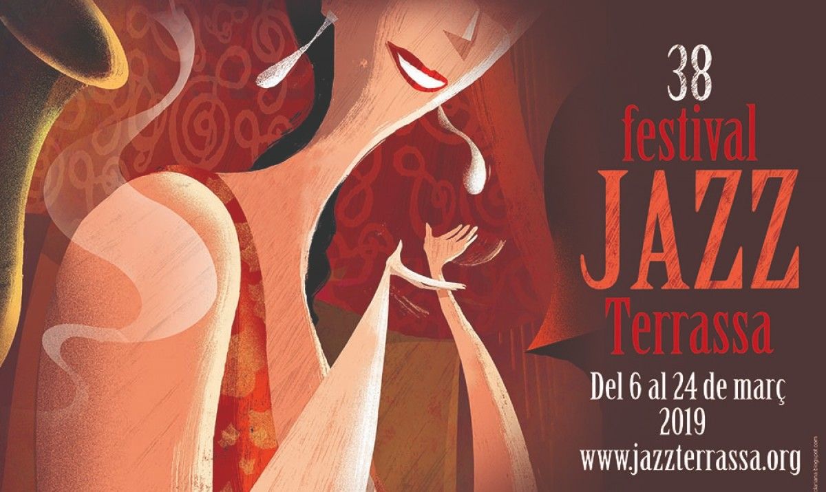 Cartell del 38è Festival de Jazz de Terrassa. 