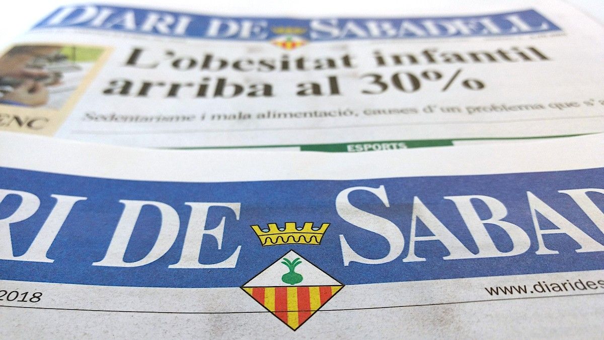Capçalera del 'Diari de Sabadell'