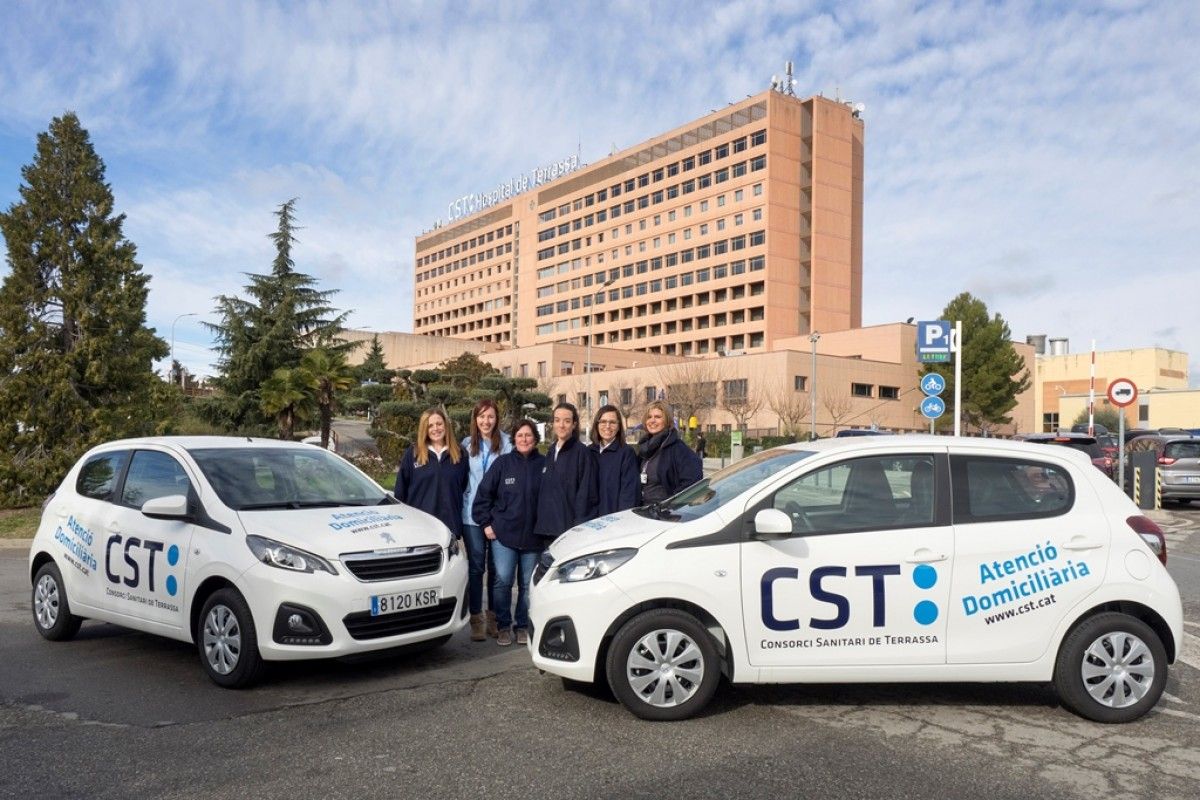 Equip de l'hospitalització domiciliària del Consorci Sanitari de Terrassa. 