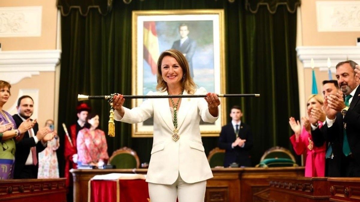 Begoña Carrasco, nova alcaldessa del PP a Castelló de la Plana, en la seva investidura