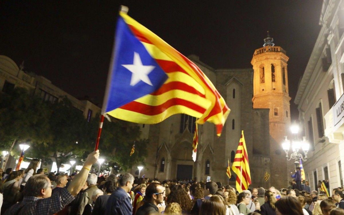 Celebració per la declaració d'independència a Sabadell