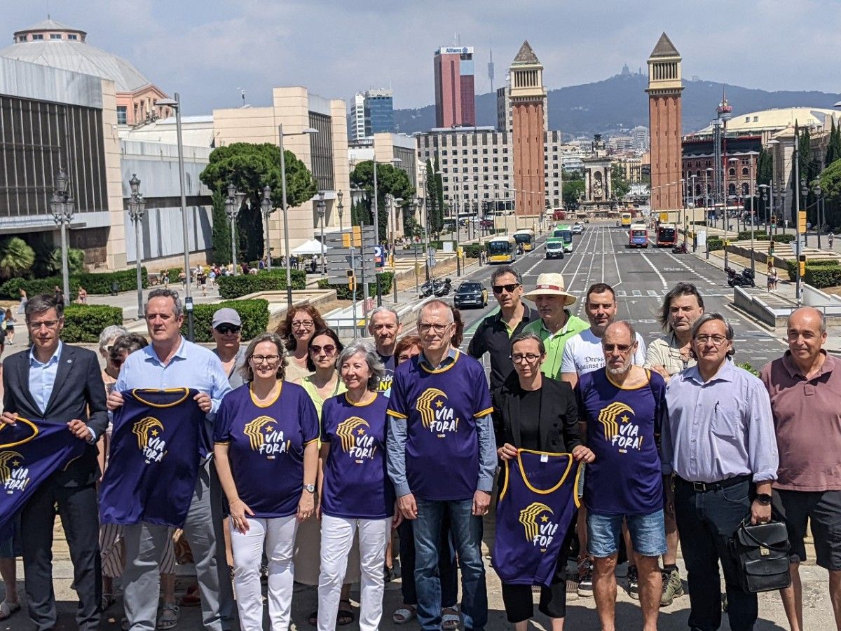 L'ANC ha presentat el recorregut de la manifestació de la Diada