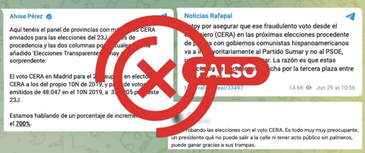 Comprovem que la informació que circula sobre el vot per correu estranger és falsa