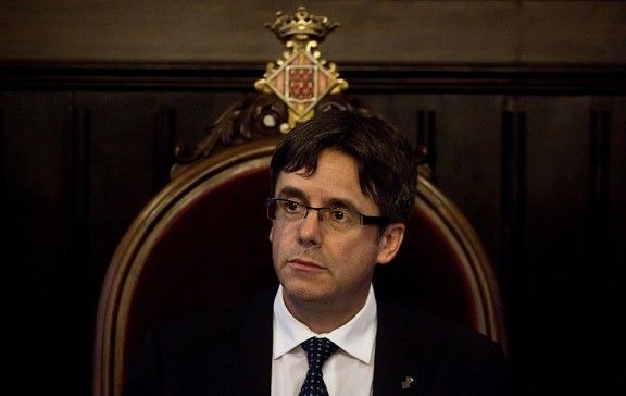 Carles Puigdemont al darrer ple gironí