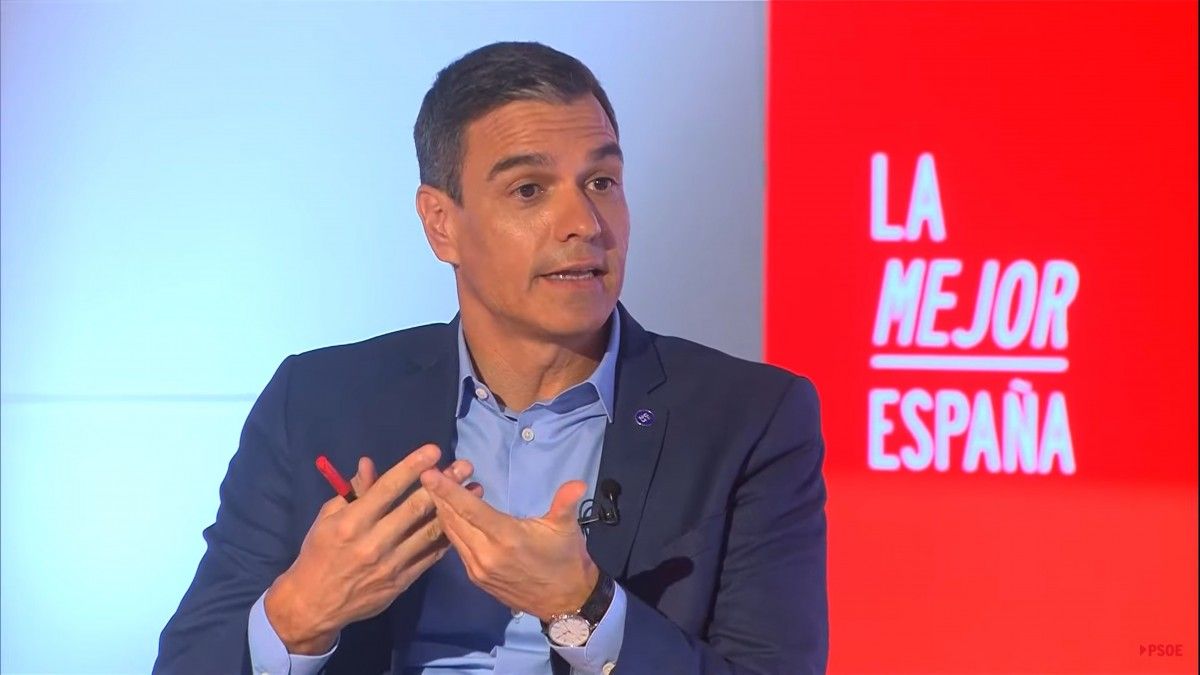 Pedro Sánchez, aquest dimecres.