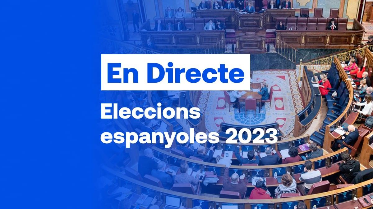 Directe de les eleccions espanyoles del 23-J