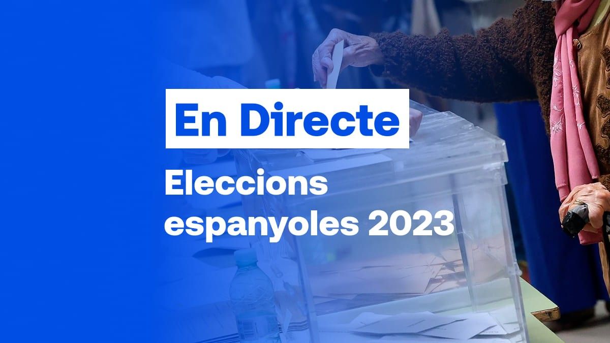 Directe de les eleccions espanyoles del 23-J