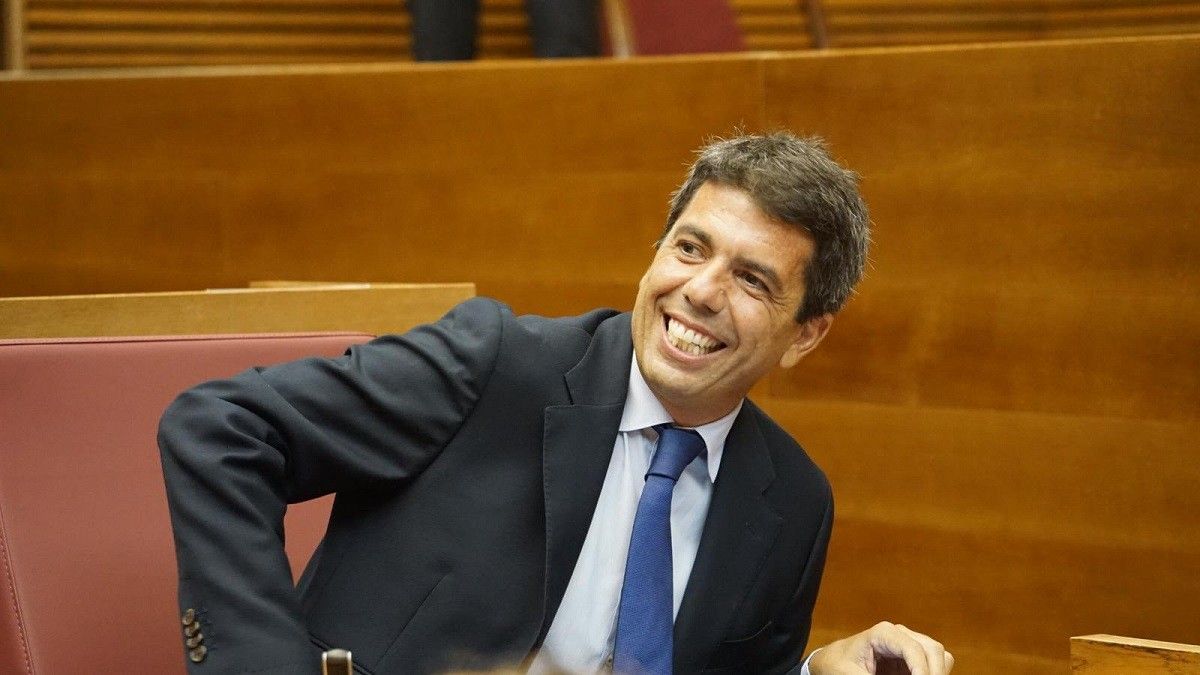 Carlos Mazón, nou president del País Valencià, en el ple d'investidura